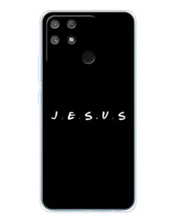 Чехол для Realme NARZO 80 Lite 4G с картинкой «Точки веры J.E.S.U.S.»