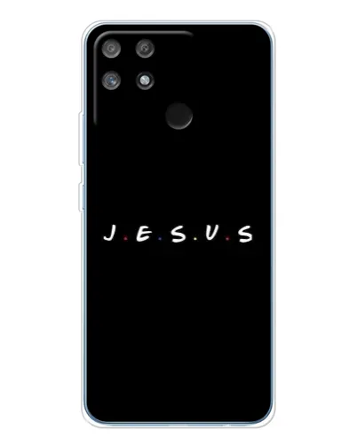 Чехол для Realme NARZO 80 Lite 4G с картинкой «Точки веры J.E.S.U.S.» Чехол для Realme NARZO 80 Lite 4G с картинкой «Точки веры J.E.S.U.S.»