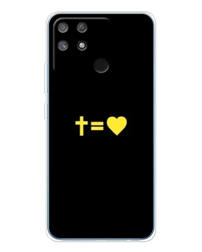 Чехол для Realme NARZO 80 Lite 4G с картинкой «Сердце и Крест» Чехол для Realme NARZO 80 Lite 4G с картинкой «Сердце и Крест»