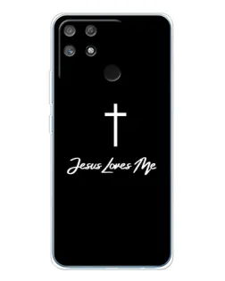 Чехол для Realme NARZO 80 Lite 4G с картинкой «Иисус любит тебя»