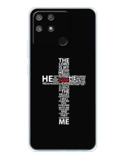 Чехол для Realme NARZO 80 Lite 4G с картинкой «Текстовый крест»