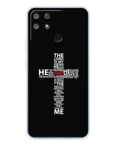 Чохол для Realme NARZO 80 Lite 4G з картинкою «Текстовий хрест» Чохол для Realme NARZO 80 Lite 4G з картинкою «Текстовий хрест»