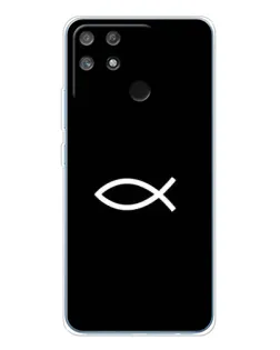Чехол для Realme NARZO 80 Lite 4G с картинкой «Символ рыбы Jesus»