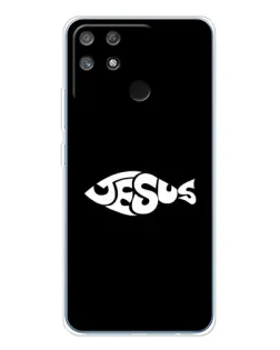 Чехол для Realme NARZO 80 Lite 4G с картинкой «Рыба Jesus»
