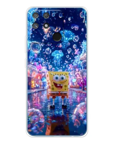 Чехол для Realme NARZO 80 Lite 4G с картинкой «Неоновый океан» Чехол для Realme NARZO 80 Lite 4G с картинкой «Неоновый океан»