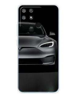 Чохол для Realme NARZO 80 Lite 4G з картинкою «Tesla Model S Look»