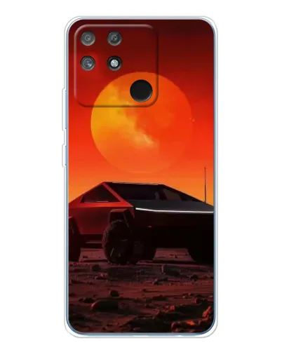 Чехол для Realme NARZO 80 Lite 4G с картинкой «Cybertruck на Марсе» Чехол для Realme NARZO 80 Lite 4G с картинкой «Cybertruck на Марсе»