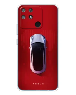 Чохол для Realme NARZO 80 Lite 4G з картинкою «Tesla Top View»