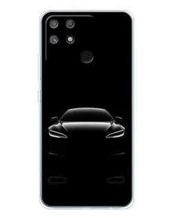 Чохол для Realme NARZO 80 Lite 4G з картинкою «Силует Tesla Night»