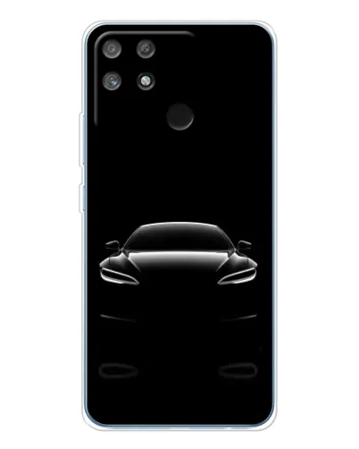 Чехол для Realme NARZO 80 Lite 4G с картинкой «Силуэт Tesla Night» Чехол для Realme NARZO 80 Lite 4G с картинкой «Силуэт Tesla Night»