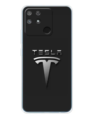 Чехол для Realme NARZO 80 Lite 4G с картинкой «Стальной логотип Tesla» Чехол для Realme NARZO 80 Lite 4G с картинкой «Стальной логотип Tesla»