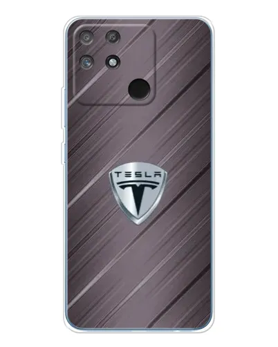 Чехол для Realme NARZO 80 Lite 4G с картинкой «Металлическая текстура Tesla» Чехол для Realme NARZO 80 Lite 4G с картинкой «Металлическая текстура Tesla»