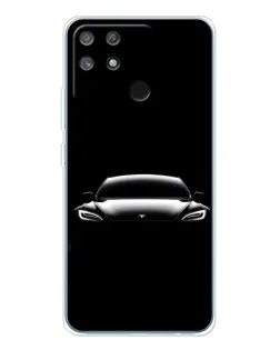 Чохол для Realme NARZO 80 Lite 4G з картинкою «Фари Tesla Night»