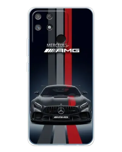 Чехол для Realme NARZO 80 Lite 4G с картинкой «Mercedes — белый карбон» Чехол для Realme NARZO 80 Lite 4G с картинкой «Mercedes — белый карбон»