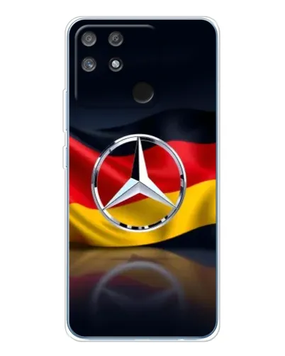 Чехол для Realme NARZO 80 Lite 4G с картинкой «Mercedes — флаг Германии» Чехол для Realme NARZO 80 Lite 4G с картинкой «Mercedes — флаг Германии»