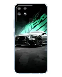 Чехол для Realme NARZO 80 Lite 4G с картинкой «Темный Mercedes AMG»
