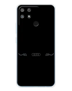 Чехол для Realme NARZO 80 Lite 4G с картинкой «Audi — световой подпись» Чехол для Realme NARZO 80 Lite 4G с картинкой «Audi — световой подпись»