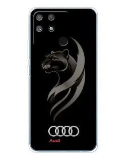 Чехол для Realme NARZO 80 Lite 4G с картинкой «Графика — пантера и Audi» Чехол для Realme NARZO 80 Lite 4G с картинкой «Графика — пантера и Audi»