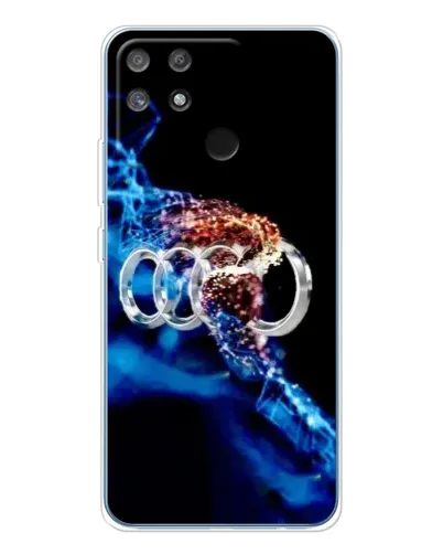 Чехол для Realme NARZO 80 Lite 4G с картинкой «Энергия лого Audi»