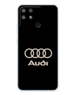Чехол для Realme NARZO 80 Lite 4G с картинкой «Audi — золотой логотип» Чехол для Realme NARZO 80 Lite 4G с картинкой «Audi — золотой логотип»