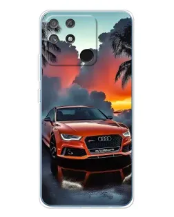 Чехол для Realme NARZO 80 Lite 4G с картинкой «Audi — закат» Чехол для Realme NARZO 80 Lite 4G с картинкой «Audi — закат»