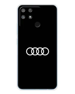 Чехол для Realme NARZO 80 Lite 4G с картинкой «Audi White Logo» Чехол для Realme NARZO 80 Lite 4G с картинкой «Audi White Logo»