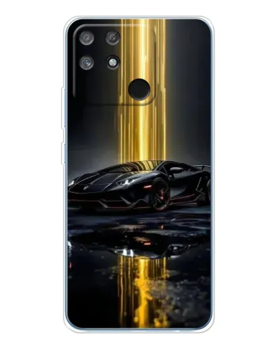 Чехол для Realme NARZO 80 Lite 4G с картинкой «Ночной Lamborghini драйв»