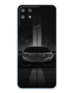 Чехол для Realme NARZO 80 Lite 4G с картинкой «Lamborghini симметрия дорог»