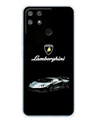Чехол для Realme NARZO 80 Lite 4G с картинкой «Логотип Lamborghini классика»