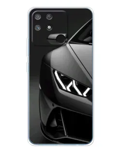 Чехол для Realme NARZO 80 Lite 4G с картинкой «Lamborghini фары детализация»