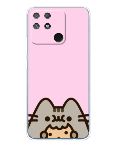 Чехол для Realme NARZO 80 Lite 4G с картинкой «Pusheen и печенье»
