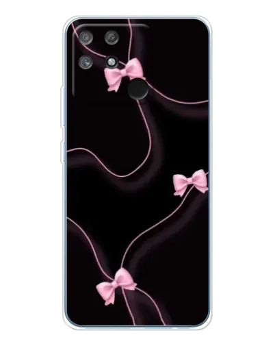 Чехол для Realme NARZO 80 Lite 4G с картинкой «Розовые ленты» Чехол для Realme NARZO 80 Lite 4G с картинкой «Розовые ленты»