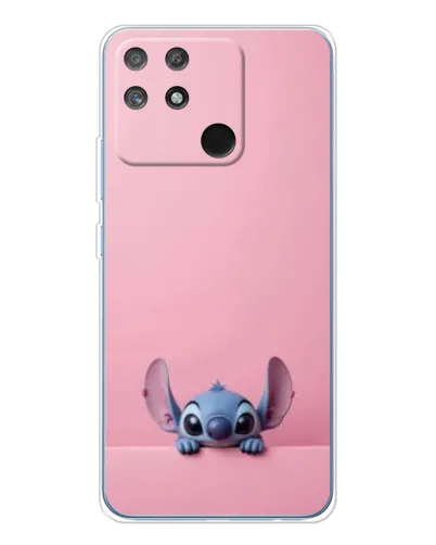 Чехол для Realme NARZO 80 Lite 4G с картинкой «Stitch выглядывает»