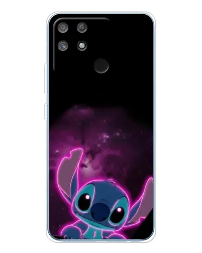 Чехол для Realme NARZO 80 Lite 4G с картинкой «Неоновый Stitch»