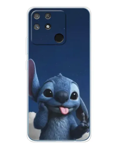 Чехол для Realme NARZO 80 Lite 4G с картинкой «Стич в облаках»