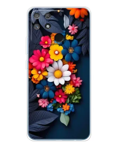 Чехол для Realme NARZO 80 Lite 4G с картинкой «Цветочная феерия»