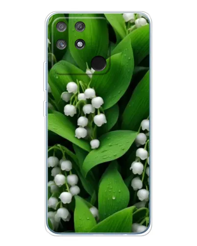 Чехол для Realme NARZO 80 Lite 4G с картинкой «Ландыши в зелени»