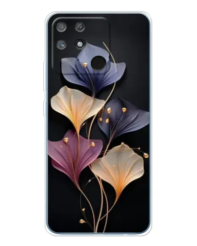Чехол для Realme NARZO 80 Lite 4G с картинкой «Лиловые цветы грации»