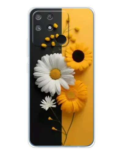 Чехол для Realme NARZO 80 Lite 4G с картинкой «Подсолнух и ромашка»