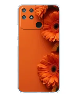Чохол для Realme NARZO 80 Lite 4G з картинкою «Помаранчеві гербери» Чохол для Realme NARZO 80 Lite 4G з картинкою «Помаранчеві гербери»