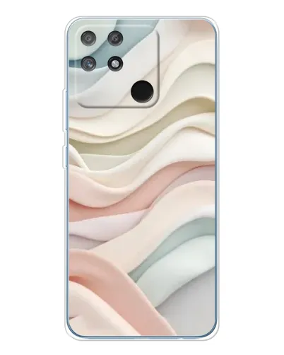 Чехол для Realme NARZO 80 Lite 4G с картинкой «Пастельные нежные волны» Чехол для Realme NARZO 80 Lite 4G с картинкой «Пастельные нежные волны»
