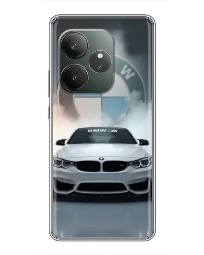 Чехол для Realme Narzo 90 с картинкой «BMW в белом дыму» Чехол для Realme Narzo 90 с картинкой «BMW в белом дыму»