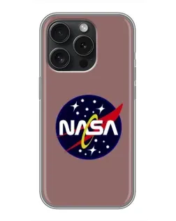 Чехол для Realme Narzo Power с картинкой «NASA — ретро космос»