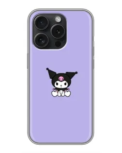 Чехол для Realme Narzo Power с картинкой «Kuromi — фиолетовый минимализм»