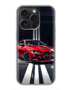 Чехол для Realme Narzo Power с картинкой «Красная BMW на дороге» Чехол для Realme Narzo Power с картинкой «Красная BMW на дороге»