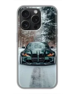 Чехол для Realme Narzo Power с картинкой «BMW в зимнем лесу» Чехол для Realme Narzo Power с картинкой «BMW в зимнем лесу»