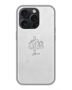 Чохол для Realme Narzo Power з картинкою «Івана 3:16 Хрест» Чохол для Realme Narzo Power з картинкою «Івана 3:16 Хрест»