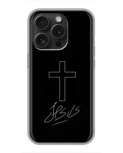 Чехол для Realme Narzo Power с картинкой «Графический крест Jesus»