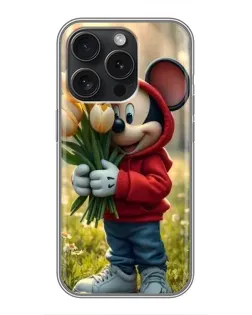 Чехол для Realme Narzo Power с картинкой «Микки с тюльпанами» Чехол для Realme Narzo Power с картинкой «Микки с тюльпанами»