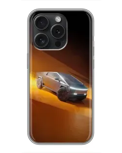 Чехол для Realme Narzo Power с картинкой «Cybertruck в пустыне» Чехол для Realme Narzo Power с картинкой «Cybertruck в пустыне»